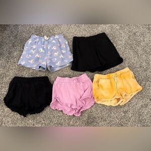 5 Pair of Kids Shorts sizes 7/8-10/12